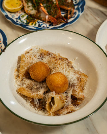 Paccheri beef cheek pasta at Chicco Trattoria in Telok Ayer.